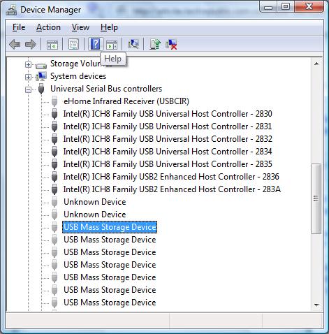 Unused devices in Device Manager