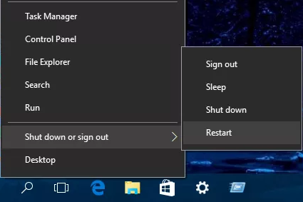 Windows 10 Advanced Boot menu